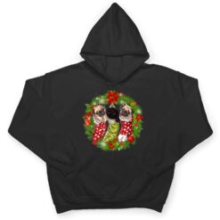 Christmas Tree Xmas Pajama Pug Dog Lover T Shirt - Dream Art Europa