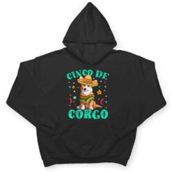 Cinco De Mayo Corgi Dog With A Poncho & Mexican Hat T Shirt - Dream Art Europa