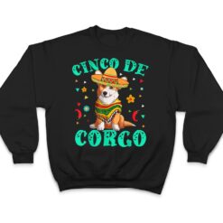 Cinco De Mayo Corgi Dog With A Poncho & Mexican Hat T Shirt - Dream Art Europa