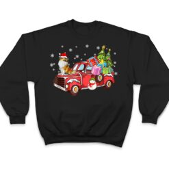 Collie Riding Red Truck Merry Christmas Dog Lover Gifts T Shirt - Dream Art Europa