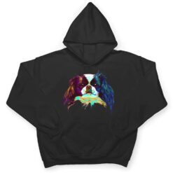 Colorful Splash Dog Japanese Chin T Shirt - Dream Art Europa