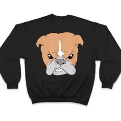 Cool Angry Bulldog - Dog - Funny - Cute - Graphic - Angry T Shirt - Dream Art Europa