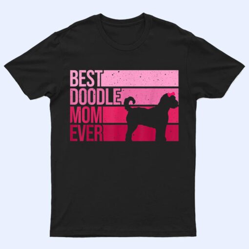 Cool Doodle Mom Art Women Girl Aussiedoodle Goldendoodle Dog Ver 2 T Shirt