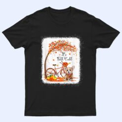 Corgi Dog Lover It's Fall Y'all Bicycle Autumn T Shirt