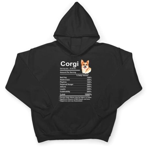 Corgi Facts Nutrition Funny Cardigan Pembroke Mama Dog T Shirt