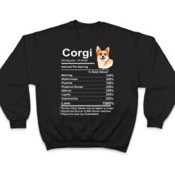 Corgi Facts Nutrition Funny Cardigan Pembroke Mama Dog T Shirt - Dream Art Europa