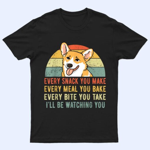 Corgi Funny, Iu2019ll Be Watching You Corgi, Corgi Dog, T Shirt