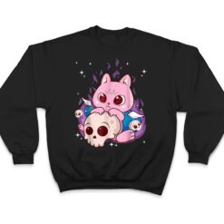 Cute Anime Kawaii Cat Aesthetic Kawaii Pastel Goth Halloween T Shirt - Dream Art Europa