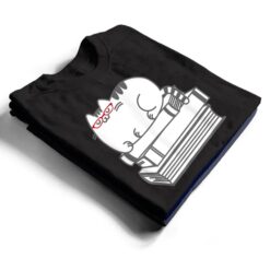 Cute Book Nerd Cat - Funny Nerdy Kitten T Shirt - Dream Art Europa