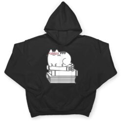 Cute Book Nerd Cat - Funny Nerdy Kitten T Shirt - Dream Art Europa