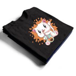 Cute Cat Boba Bubble Tea Kawaii Anime Japanese Teen Girls_1 T Shirt - Dream Art Europa