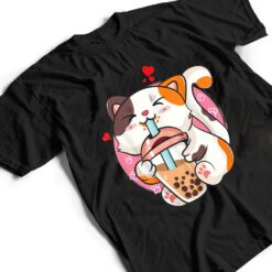 Cute Cat Boba Bubble Tea Kawaii Anime Japanese Ver 1 T Shirt - Dream Art Europa