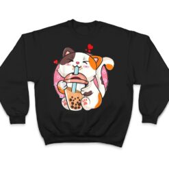 Cute Cat Boba Bubble Tea Kawaii Anime Japanese Ver 1 T Shirt - Dream Art Europa