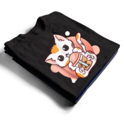 Cute Cat Boba Tea Bubble Tea Anime Kawaii T Shirt - Dream Art Europa