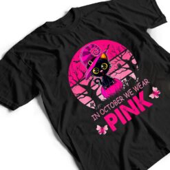 Cute Cat Breast Cancer Awareness In October We Wear Pink T Shirt - Dream Art Europa