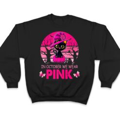 Cute Cat Breast Cancer Awareness In October We Wear Pink T Shirt - Dream Art Europa