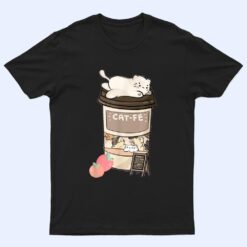 Cute Cat Cafe, Kawaii Cat Coffee, Anime Neko Kitty, Cat Puns T Shirt