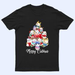 Cute Cat Christmas Tree Merry Catmas For Kitten Xmas Lover T Shirt