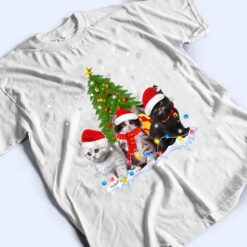 Cute Cat Christmas Tree Ornament Decor Cat Lovers Owner Xmas T Shirt - Dream Art Europa