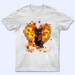 Cute Cat Kitty Kitten Paw Lover Autumn Fall Season present T Shirt