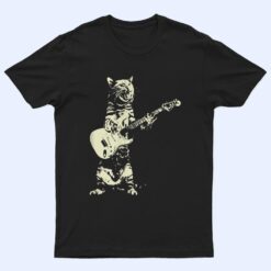 Cute Cat Playing Guitar T Shirt