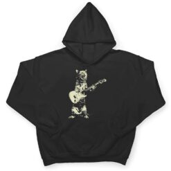 Cute Cat Playing Guitar T Shirt - Dream Art Europa