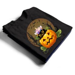 Cute Cat Pumpkin Unicorn Halloween Costume Gift T Shirt - Dream Art Europa