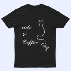 Cute Cats and Coffee T Shirt