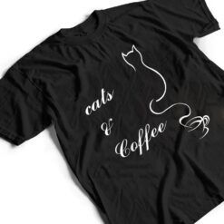 Cute Cats and Coffee T Shirt - Dream Art Europa