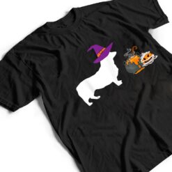 Cute Corgi Wizard Hat Halloween Funny Dog Owner Costume T Shirt - Dream Art Europa