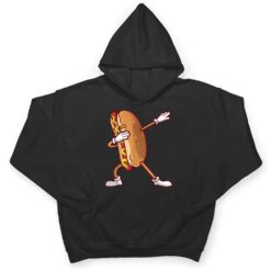 Cute Dabbing Hot Dog Design Dancing Food T Shirt - Dream Art Europa