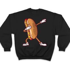 Cute Dabbing Hot Dog Design Dancing Food T Shirt - Dream Art Europa