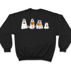 Cute Dog Dressed as Ghost Halloween Funny Boo, Dog Lov T Shirt - Dream Art Europa