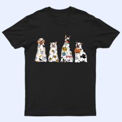 Cute Dog Dressed as Ghost Halloween Funny Boo T Shirt