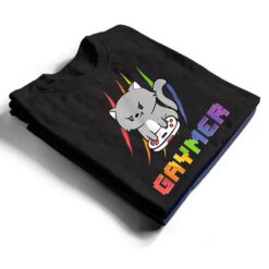 Cute Gaming Cat Gay Gamer T Shirt - Dream Art Europa