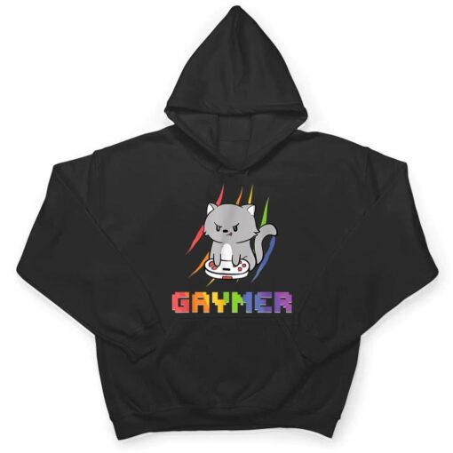 Cute Gaming Cat Gay Gamer T Shirt