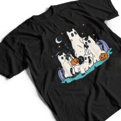 Cute Ghost Cats Cat Ghosts Funny Halloween Outfit Costumes T Shirt - Dream Art Europa