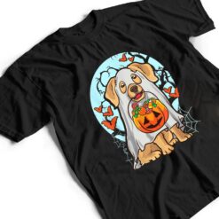 Cute Halloween Dog Ghost Costume Trick Treat Pumpkin T Shirt - Dream Art Europa