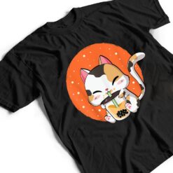 Cute Kawaii Cat Boba Bubble Milk Tea Anime Neko Kitten T Shirt - Dream Art Europa