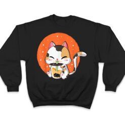 Cute Kawaii Cat Boba Bubble Milk Tea Anime Neko Kitten T Shirt - Dream Art Europa