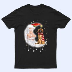 Cute Leonberger With Santa Hat Christmas Dog Lover T Shirt