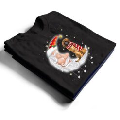 Cute Leonberger With Santa Hat Christmas Dog Lover T Shirt - Dream Art Europa