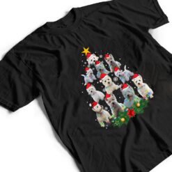 Cute Maltese Dog Christmas Tree Lights Santa Hat Gifts Decor T Shirt - Dream Art Europa