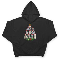 Cute Maltese Dog Christmas Tree Lights Santa Hat Gifts Decor T Shirt - Dream Art Europa