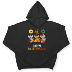 Cute Puppy Halloween Dog Christmas Happy Hallothanksmas Dog T Shirt - Dream Art Europa