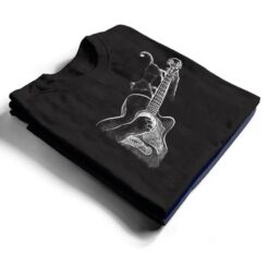 Cute Siamese Cat Guitar Player T Shirt - Dream Art Europa