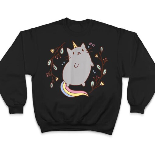 Cute Unicorn Cat Kitten Graphic T Shirt