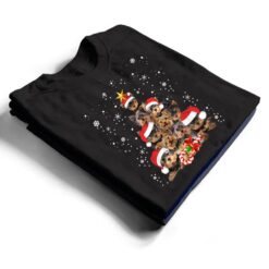Cute Yorkie Dogs Tree Christmas Pet Animal Dog Love T Shirt - Dream Art Europa