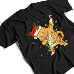 Dabbing Cat Santa Christmas Kids Boys Girls Catmas Xmas T Shirt - Dream Art Europa