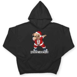 Dabbing Dog Bulldog Dab Dance Xmas Pajama Merry Christmas T Shirt - Dream Art Europa